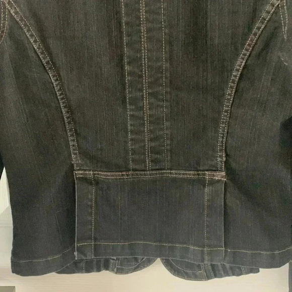 Kikit Jeans Western Denim Jacket Blazer size medium - Picture 8 of 9